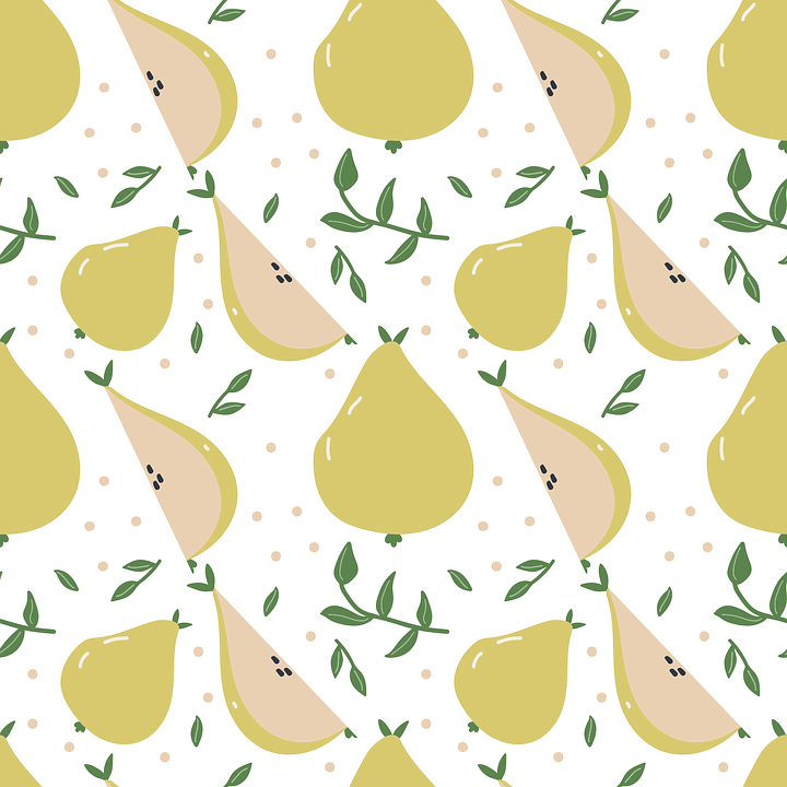 Pear Fruit Pattern - Free vector graphic on Pixabay