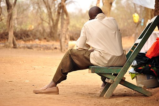 Free Man Sitting photo and picture