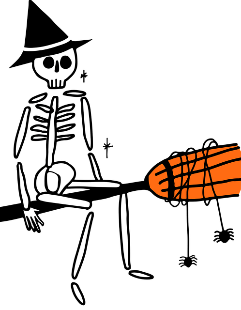 Free halloween holiday witch illustration