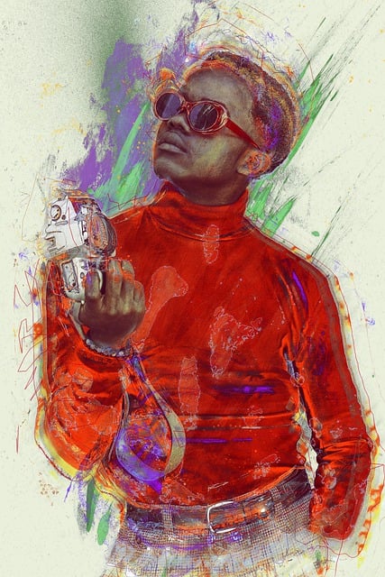 Free man male african illustration