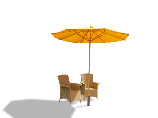 Free armchair furniture umbrella illustration
