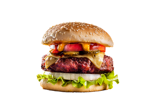 Free Hamburger Fast Food illustration and picture