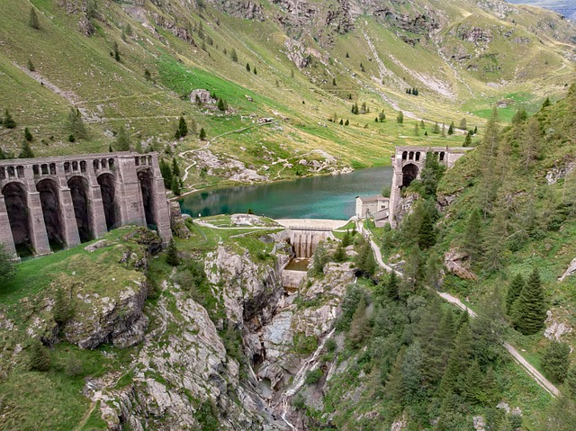 Free Dam River photo and picture