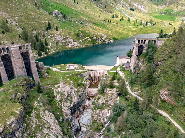 Free Dam River photo and picture