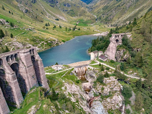 Free Dam River photo and picture