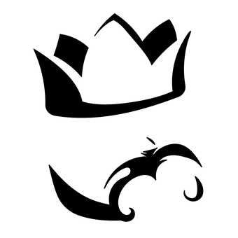 Konge, Cat, Krone, Sjablong, Tatovering