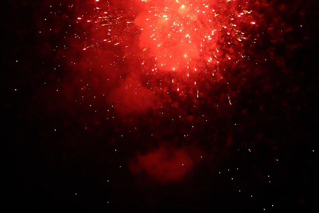 Feuerwerk, Licht, L, Feier, Funke