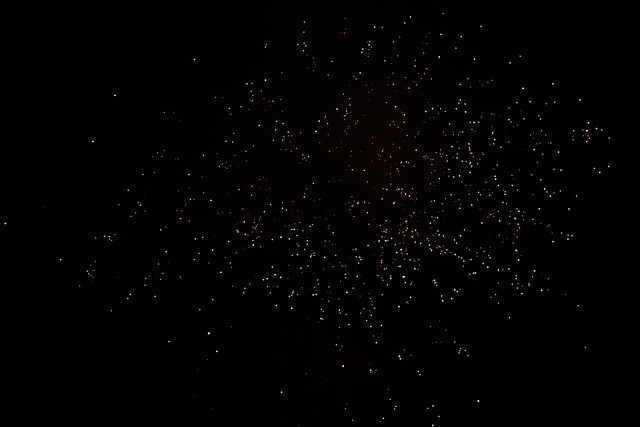 Feuerwerk, Licht, L, Feier, Funke