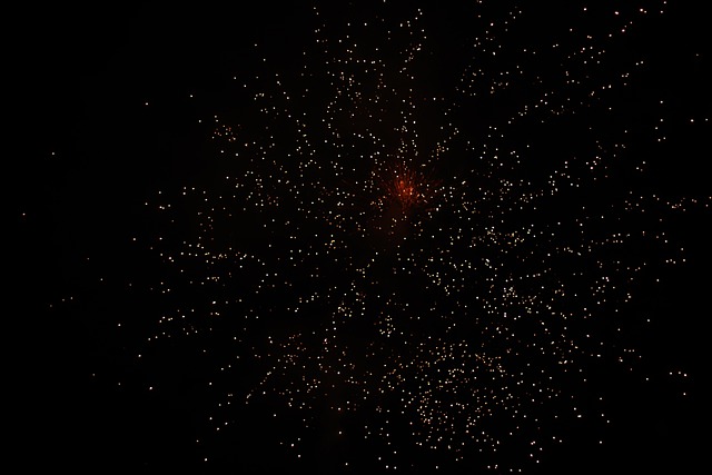Feuerwerk, Licht, L, Feier, Funke