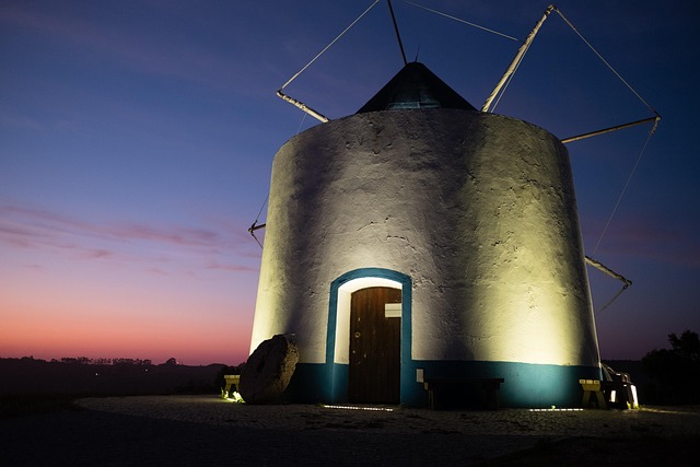 Free Windmill Dark photo and picture