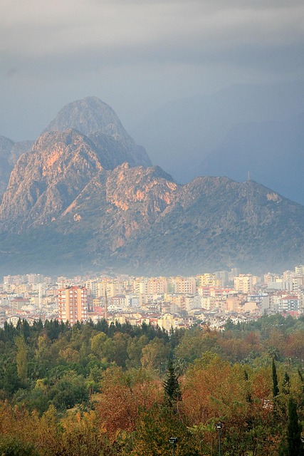 Bjerge, Huse, Skov, By, Antalya