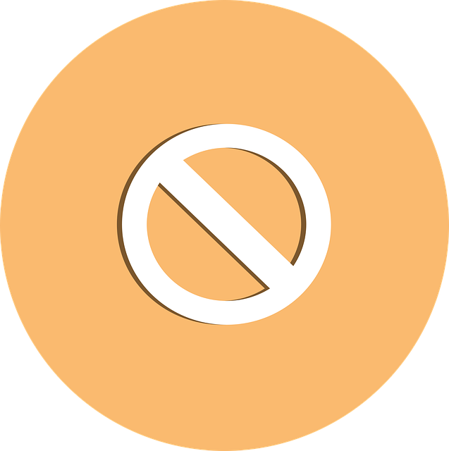 Free Stop Blocked vector and picture