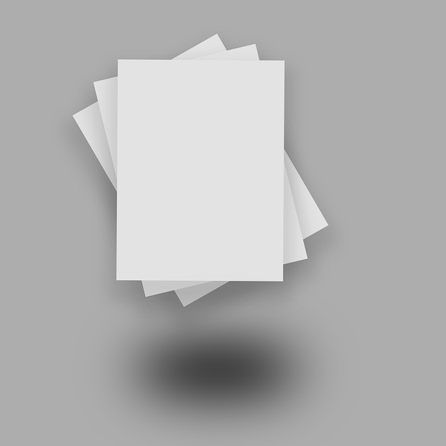 Free template mockup paper illustration