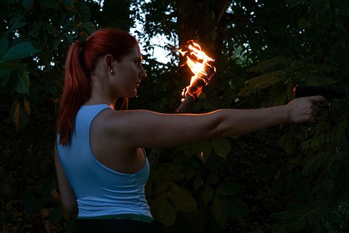 Frau, Kostüm, Cosplay, Charakter