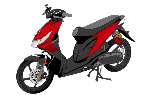 Free thailook honda beat motorcycle illustration