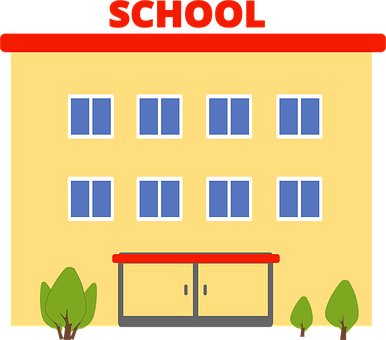 Free School Campus vector and picture