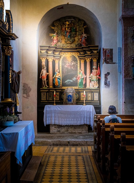 Free Church Altar photo and picture