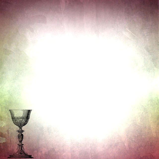 Free goblet glowing illuminated illustration