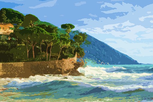Free Beach Sea illustration and picture