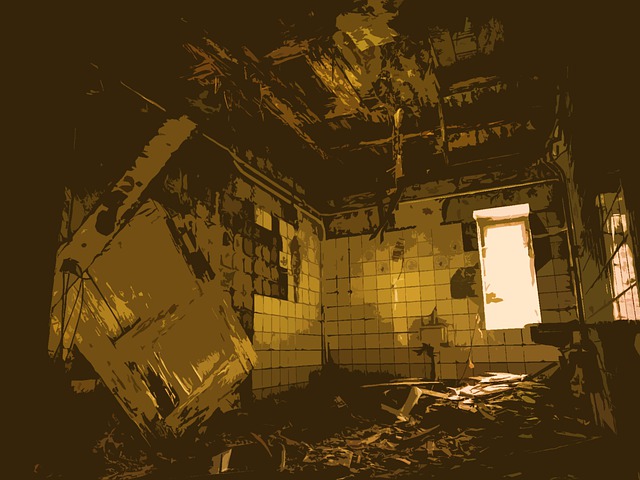 Free abandoned building abandoned house deserted house illustration