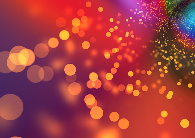 Free bokeh background illuminated illustration
