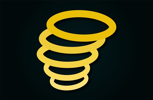 Free tornado warning symbol illustration