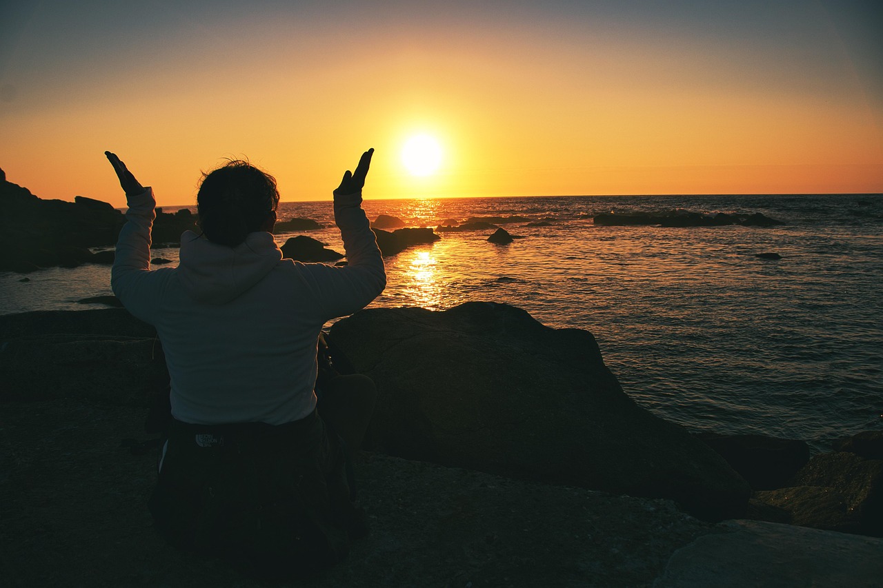 Download free HD stock image of Girl Meditation Wednesday Morning Prayers