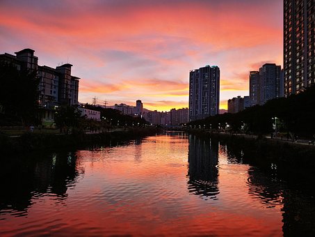 Free City River photo and picture