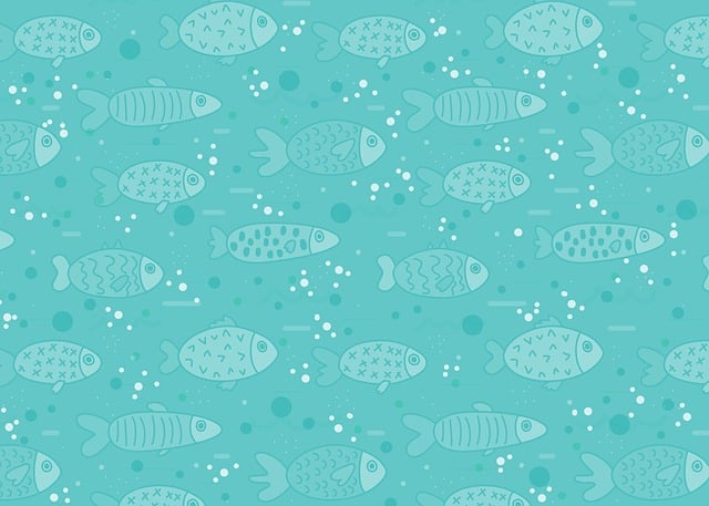 Free background pattern fishes illustration