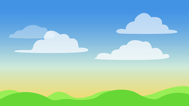 Free clouds sky nature illustration