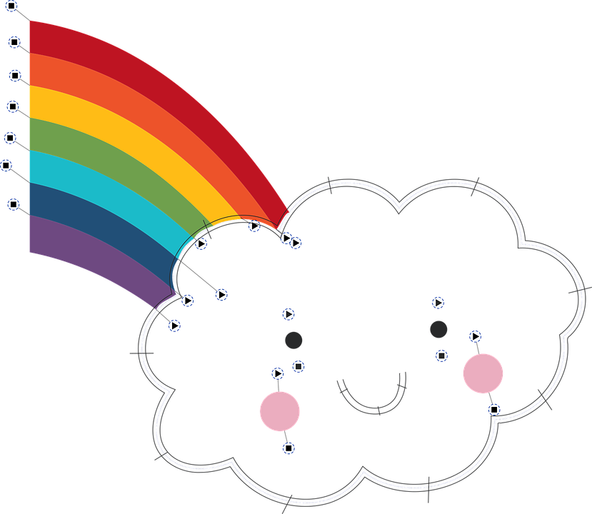 Arc En Ciel Nuage Design De Images Vectorielles Gratuites Sur Pixabay
