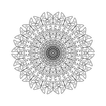 Mandala, Design, Abstrakt, Blomstre