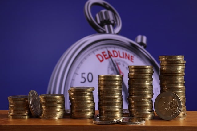 Free deadline debt money illustration