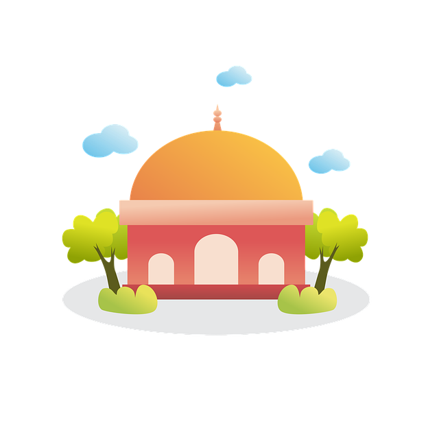 Free Mosque Building vector and picture
