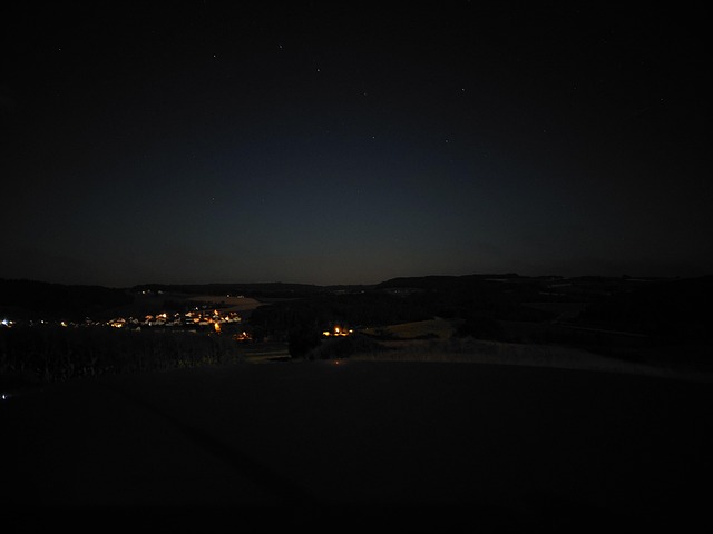 Noite, Estrelas, Signo, Vila, Vale