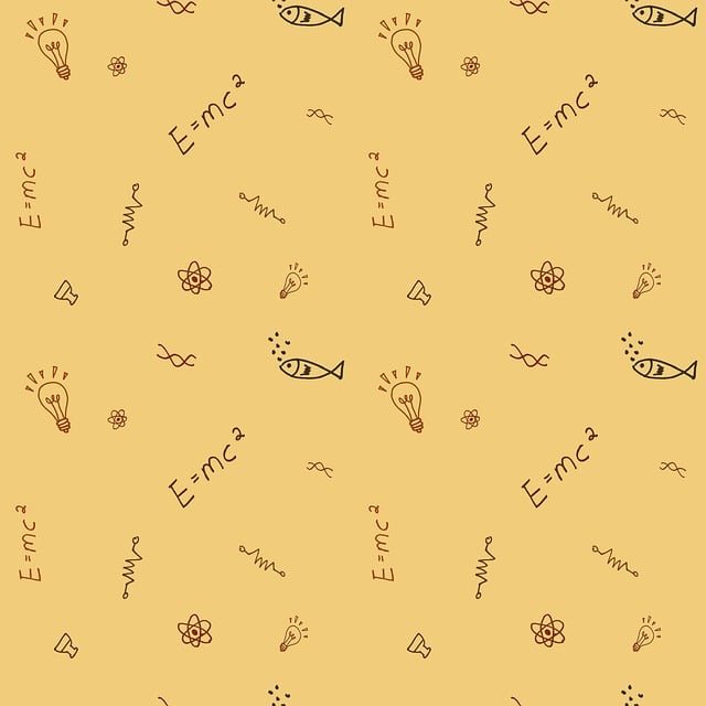 Free science fish pattern illustration
