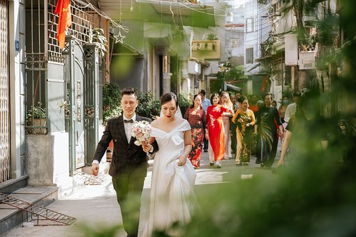 Hochzeit, Liebe, Paar, Romantik, Mann