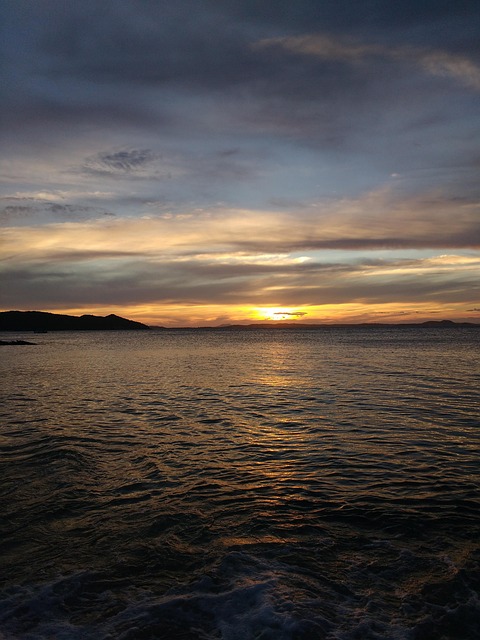 Free Sea Sunset photo and picture