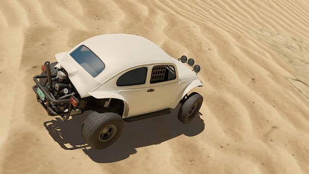Volkswagen, Bille, Bil, Ørken, Samle