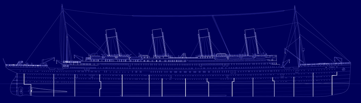 Free Titanic Blue photo and picture