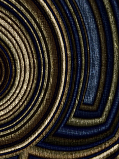 Free circles concentric background illustration