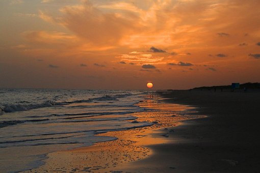 Free Sunset Beach photo and picture
