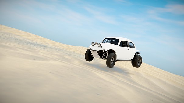 Bille, Volkswagen, Bil, Baja, Stunt
