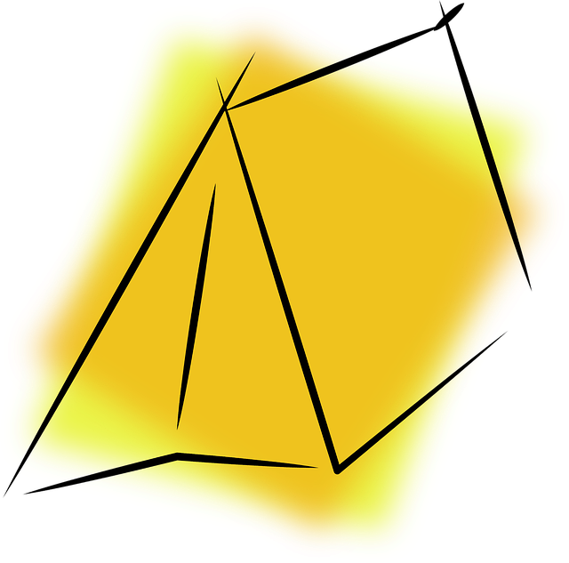 Kamp, Tent, Logo, Icoon, Camping