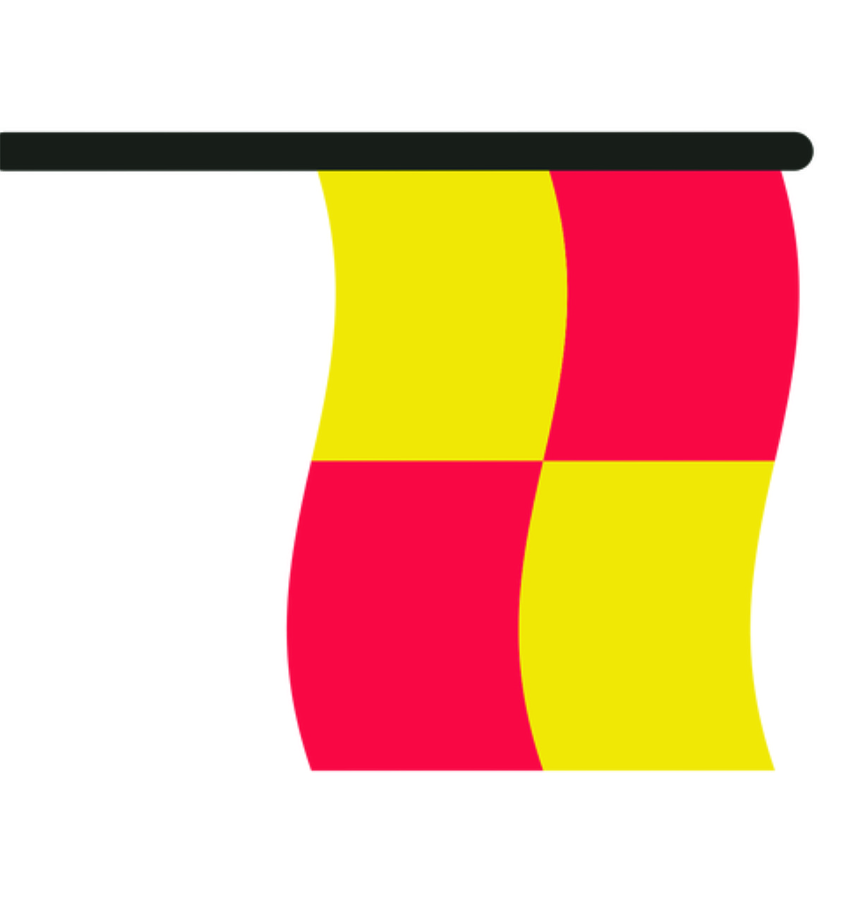 Offside Icon Offside Flag Football Offside Flag Icon Of Soccer Football. Abstract ...