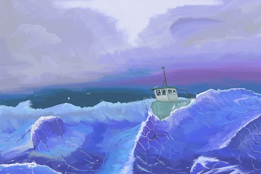 Oceano, Naturaleza, Tormenta, Ondas