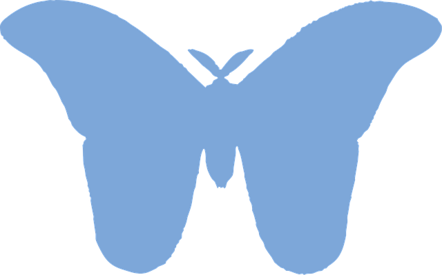 Free moth insect silhouette vector
