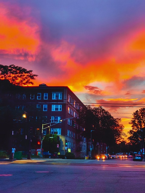 Free City Sunset photo and picture