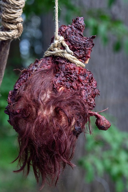 Grusel, Kopf, Horror, Halloween, Eng