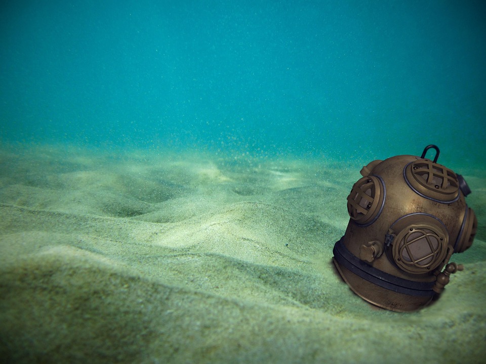 Diving Helmet Underwater Sand Free photo on Pixabay Pixabay